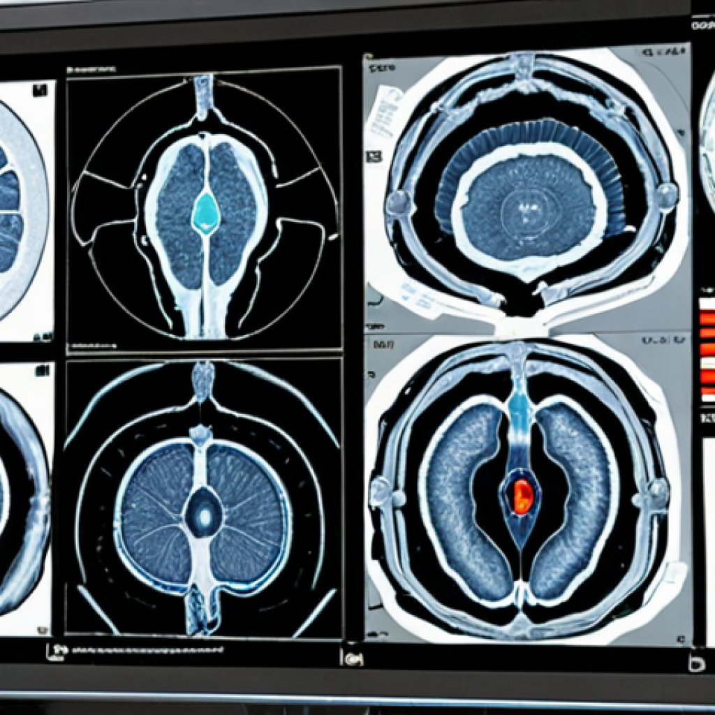 **
A doctor meticulously diagnosing a company's logistics system using data analysis as if it were a CT scan, highlighting bottlenecks and inefficiencies. The scene emphasizes data-driven insights and problem identification.
**