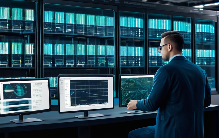 스마트물류의 실무와 이론 비교 - **Prompt 1: The Dual Reality of Smart Logistics Data**
Visualize a split image or a scene with a...